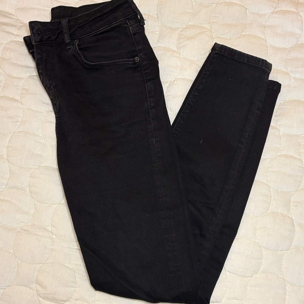 Topshop Black Skinny Jeans for Women